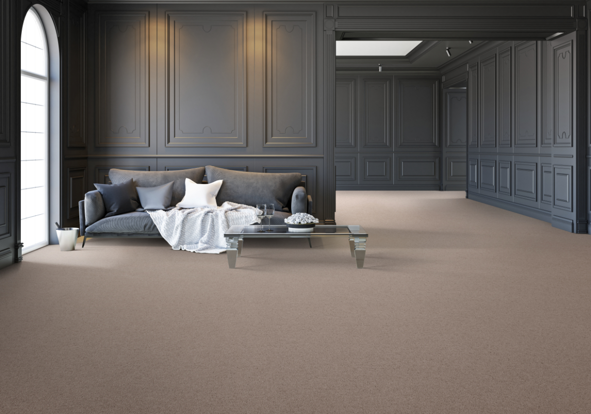 Lano Living Colours 3 Celeste Leder 410 Teppichboden Raumbild